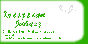 krisztian juhasz business card